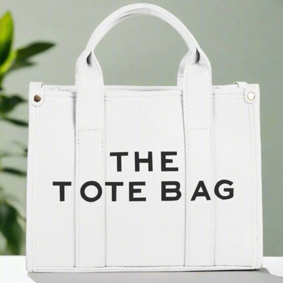 NWT White The Tote Bag Satchel/Crossbody - Picture 1 of 1